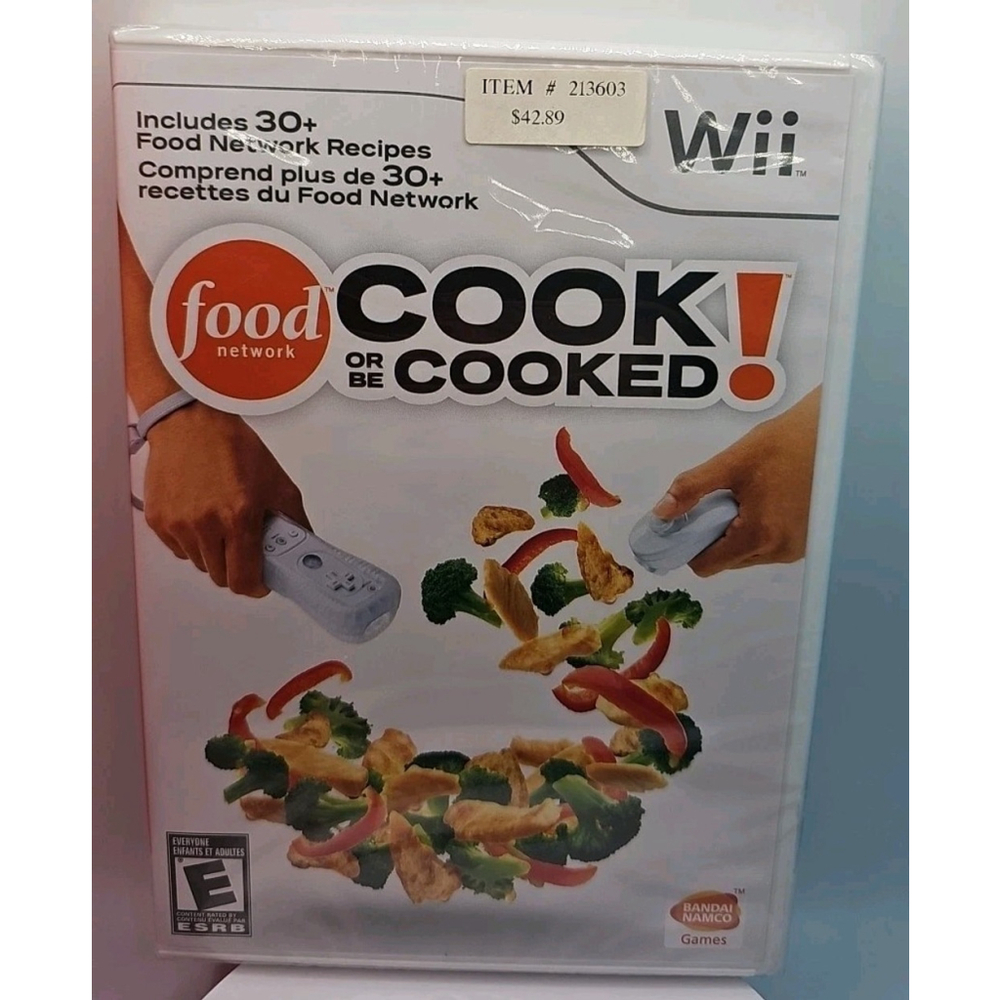 Food Network : Cook or be Cooked (Nintendo Wii, 2009) New Sealed